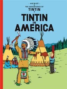 جلد کتاب TINTIN in America تن‌تن