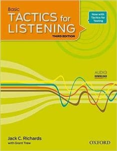 جلد کتاب Tactics For Listening - Basic دو جلدی — کتاب آراد