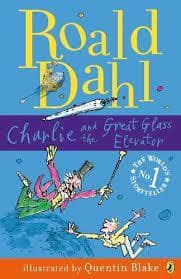 جلد کتاب چارلی و آسانسور بزرگ شیشه‌ای ارجینال Charlie & the Great Glass Elevator
