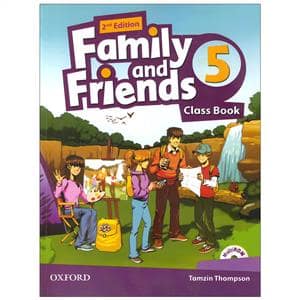 جلد کتاب family and friends 5 دوره دوجلدی همراه با سی دی