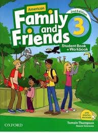 جلد کتاب family and friends 3 دوره دوجلدی همراه با سی دی