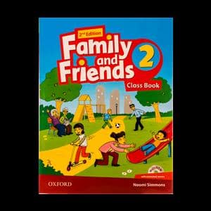 جلد کتاب family and friends 2 دوره دوجلدی همراه با سی دی