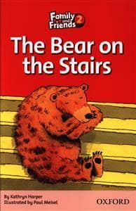 جلد کتاب the bear on the stairs