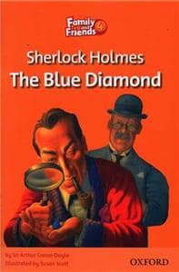 جلد کتاب family and friends 4 - sherlock holmes The Blue Diamond