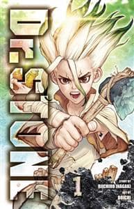 جلد کتاب دکتر استون Dr. Stone 1