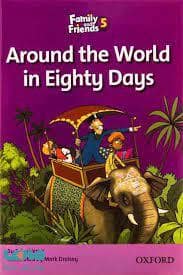 جلد کتاب family and friends 5 - around the world in eighty days