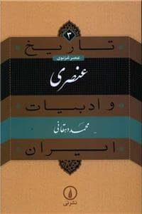 جلد کتاب عنصری (تاریخ و ادبیات ایران) — نشر نی