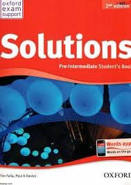 جلد کتاب Solutions - pre Intermediate — کتاب آراد