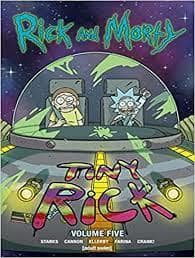 جلد کتاب Rick and Morty - Volue Five ریک اند مورتی
