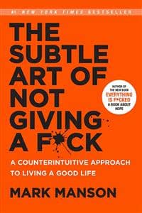 جلد کتاب هنر ظریف به ارجینال The Subtle Art of not Giving a Fuck — کتاب آراد