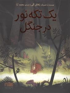 جلد کتاب یک تکه نور در جنگل