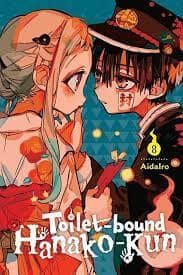 جلد کتاب تویلت باوند 8 Toilet bound - Hanako Kun