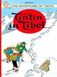 جلد کتاب تن تن اورجینال - tin tin in tibet — کتاب آراد