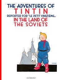 جلد کتاب تن تن اورجینال - tin tin in the land of soviets — کتاب آراد