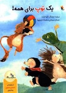 جلد کتاب یک توپ برای همه