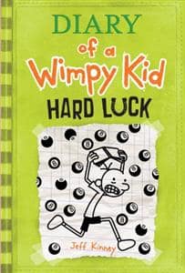 جلد کتاب خاطرات یک بچه چلمن 8 - diary of a wimpy kid - Hard Luck