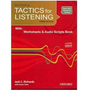 جلد کتاب Tactics For Listening - Developing دو جلدی — کتاب آراد
