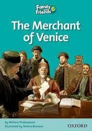 جلد کتاب family and friends 6 - the merchant of venise