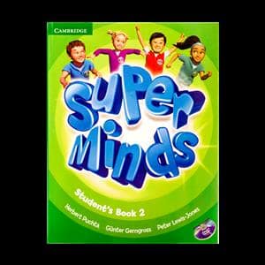 جلد کتاب Super Minds 2 دوره دوجلدی همراه با سیدی