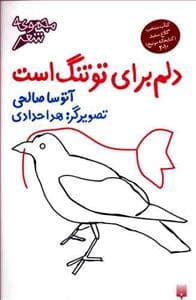 جلد کتاب دلم برای تو تنگ است