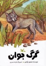 جلد کتاب گرگ جوان