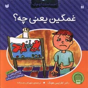 جلد کتاب احساسات کوچک - غمگین یعنی چه