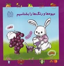 جلد کتاب میوه ها و رنگها را بشناسیم