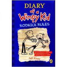 جلد کتاب خاطرات یک بچه چلمن 2 - diary of a wimpy kid - rodrick rules