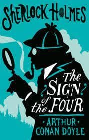 جلد کتاب شرلوک هلمز - sherlock holmes - the sign of the four