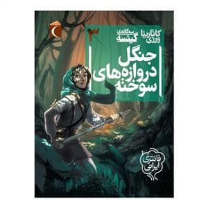 جلد کتاب سه گانه ی کیئسه 3 جنگل دروازه های سوخته