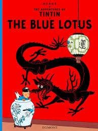 جلد کتاب تن تن اورجینال - tin tin the blue lotus — کتاب آراد